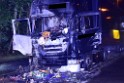 LKW Brand Koeln Rodenkirchen Gruenguertelstr P58